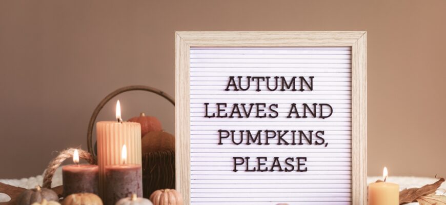 Felt,Letter,Board,And,Text,Autumn,Leaves,And,Pumpkins,Please.